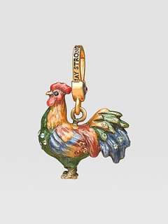 Jay Strongwater   Rooster Charm    