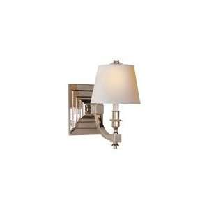 Studio Michael S Smith Eiffel Single Sconce in Polished Nickel with 