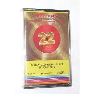 Myron Floren 22 Great Accordion Classics (Audio Cassette 1982)