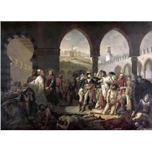 Napoleon Bonaparte Visiting The Plague Stricken at Jaffa by Antoine 
