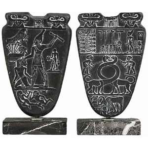   Palette of Egyptian King Narmer, Front and Back