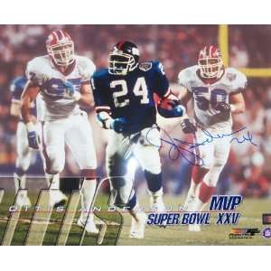 Ottis Anderson New York Giants   Super Bowl 25 XXV MVP   Autographed 