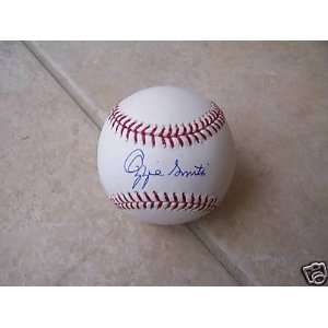  Ozzie Smith Autographed Baseball
