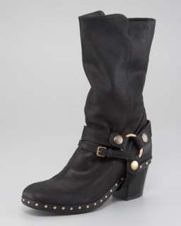 Leather Padded Ankle Boot  
