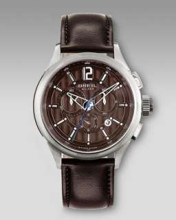 Breil Milano Leather Watch  