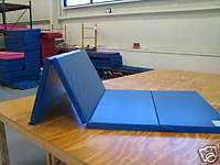 THICK 4x8 BLUE Gymnastics Gym Exercise Aerobics Mats  
