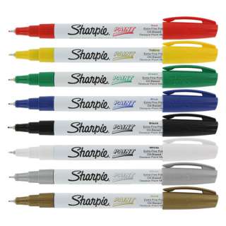 Sharpie Oil Based Extra Fine Assorted Paint Markers 071641355088 