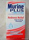 EYE DROPS MURINE PLUS GETS THE RED OUT REDNESS RELIEF
