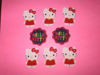 Hello Kitty Fabric Iron On Appliques style#3  