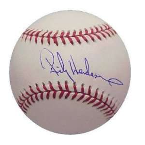 Rickey Henderson Autographed Baseball