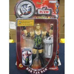 WWF Unchained Fury Rising Superstars Rob Van Dam Including Garbage Can 