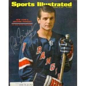 Rod Gilbert autographed Sports Illustrated Magazine (New York Rangers)