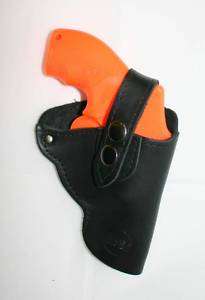 LEATHER SNUB NOSE GUN HOLSTER CHARTER ARMS LADY ON DUTY  