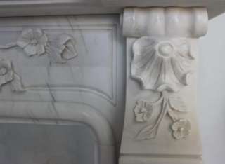 French Style Marble Fireplace Mantel  