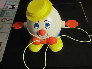 Humpty Dumpty Fisher Price Pull Toy Vintage  