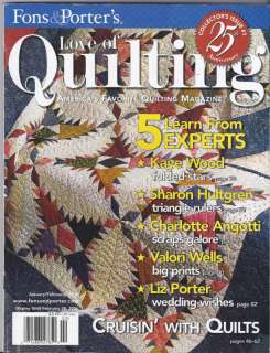 Fons & Porters Love of Quilting Magazine Jan Feb 2006  