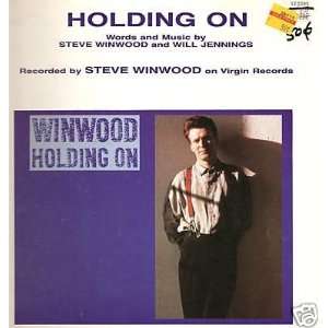  Sheet Music Holding on Steve Winwood 