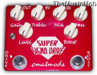   SUPER SIGNA DRIVE OVERDRIVE PEDAL 0$ US S&H w/ FREE CABLE   