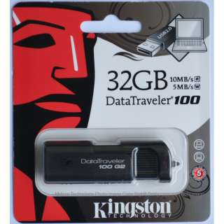   Kingston USB 2.0 DataTraveler 100 G2 10MB/s R Flash Pen Drive  