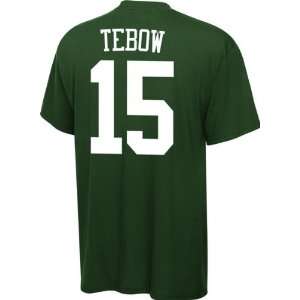 Tim Tebow Kids 4 7 New York Jets Green Name & Number T Shirt