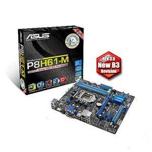   P8H61 M LGA 1115 Desktop Motherboard 16GB DDR3 1066MHz P8H61 M REV 3.0