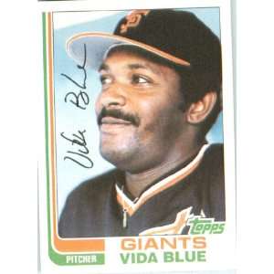  1982 Topps # 430 Vida Blue San Francisco Giants Baseball 