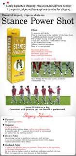 New Golf Swing Training Aids   Golf Stance Power Shot  