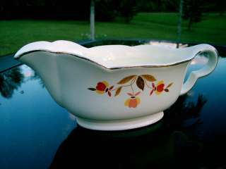   SUPERIOR MARY DUNBAR VINTAGE AUTUMN LEAF GRAVY BOAT GOOD REPLACEMENT