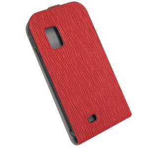  Malcom Distributors Red Pattern Flip Phone Case for 