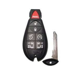  2008 08 Dodge Caravan Remote & Key Combo   7 Button 