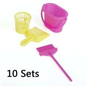  10 Sets Barbie Dollhouse Cleaning Supplies Toys & Games