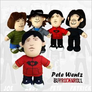 2008 Fall Out Boy 12 Talking Plush Doll PETE WENTZ (Figure FOB Band 