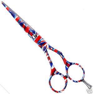 Dovo Funky Patriot Print 5.5 Off Set Hair Scissors  