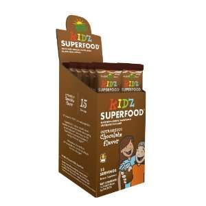   Kidz Superfood, All Natural Chocolate Drink Powder, 15 Count Packets
