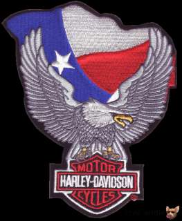 HARLEY DAVIDSON TEXAS FLAG VEST PATCH NEW IN PACKAGE BIKER JACKET 