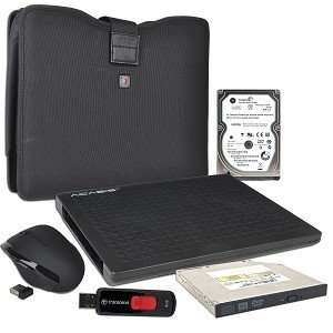   DVD±RW Drive, Wireless Mouse, 4GB Flash Drive & Sleeve Electronics