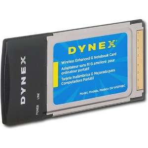    DynexTM 802.11g Enhanced g Wireless Notebook Card Electronics