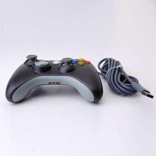 New Black Wired USB Game Pad Controller For MICROSOFT Xbox 360&Slim PC 