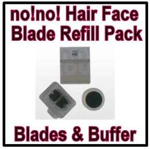 No No Hair Remover NoNo 8800 Hair Removal Hair Face Refill Pack Blades 
