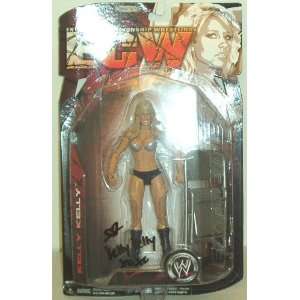 Kelly Kelly   Autographed WWE / ECW Action Figure Sports 