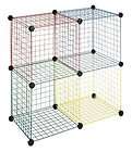   Durable Wire Storage Cubes Shelving Unit Home Garage Organizer