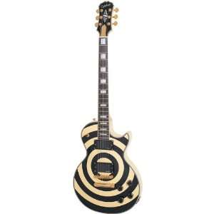  New Epiphone Zakk Wylde Les Paul Custom Bullseye Guitar 
