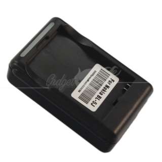 BL 5J Battery + home charger For Nokia 5800 5230 5233 5235 N900 X6 