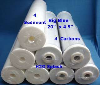 20  BB Sediment/Carbon Water Filter(8)Replacement/Home  