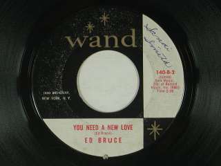ED BRUCE 45 SEE THE BIG MAN CRY / NEED A NEW LOVE ~ VG  to G+ plays 