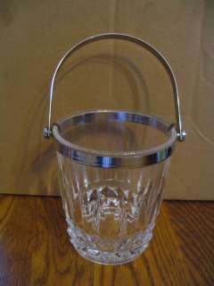 Vintage cristal d Arques Contempory Crystal Ice Bucket  