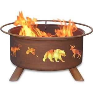  Patina Pits Wildlife Fire Pit Patio, Lawn & Garden