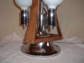 Retro Danish/Mid Century Modern Lamp Atomic Chrome  