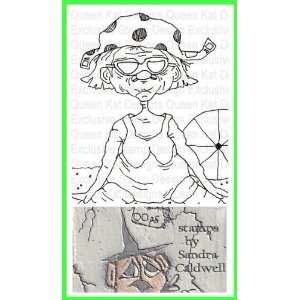    Never Too Old Doodle Unmounted Rubber Stamp 
