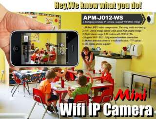 Mini Wireless IP/Network Camera Free DDNS  